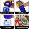 3D Printed One-Handed Can Opener Ergonomic Nail-Safe Soda Beer Opener Easy-Use Portable Beverage Can Opener for Home Outdoor1