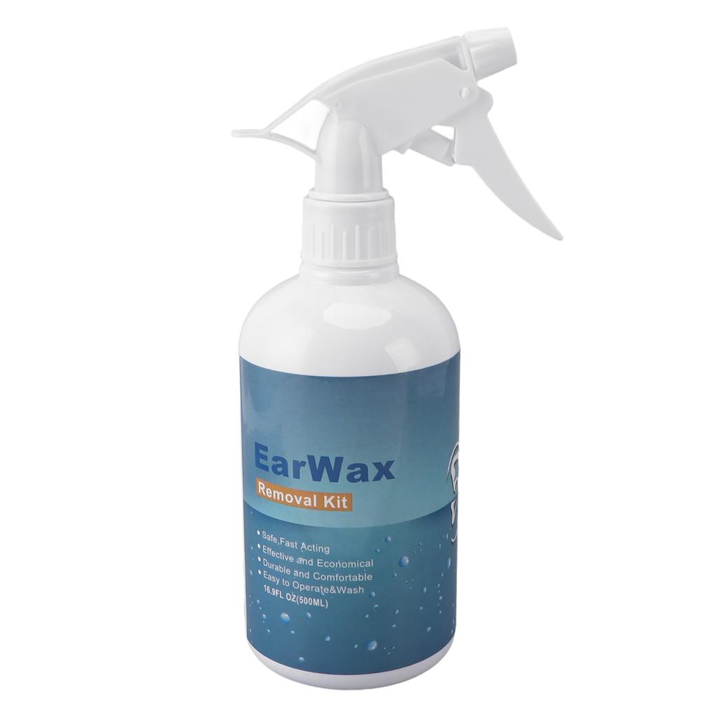 Набор для удаления ушной серы, 500 мл, с бутылочкой для чистки ушей, ушной лампочкой, шприцем для удаления ушной серы, для чистки ушей