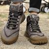 Мужские хлопковые ботинки с высоким берцем; повседневная уличная обувь; обувь для пешего туризма.