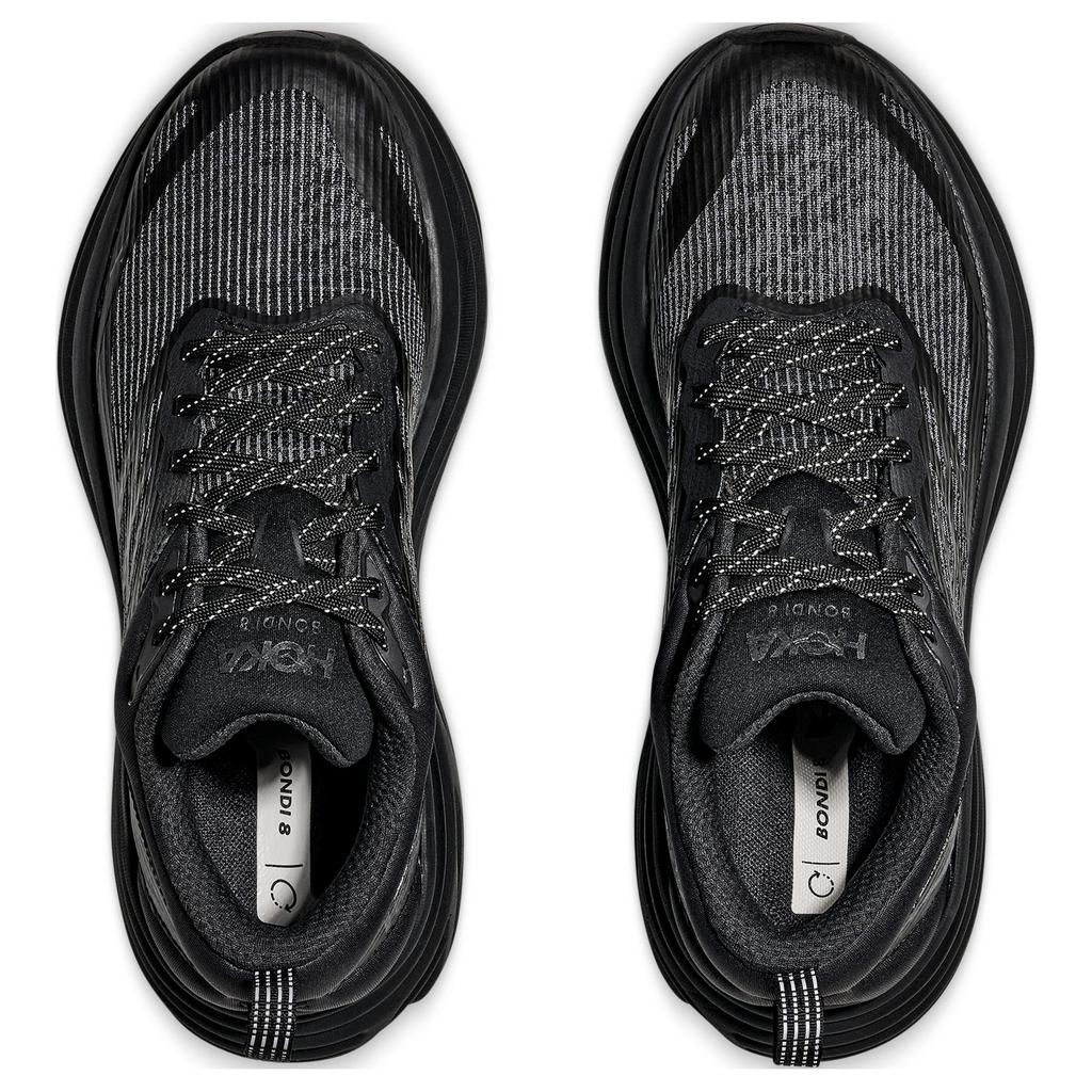 HOKA Bondi 8 Caged Stealth Tech Pack - тройные черные кроссовки унисекс 1155391-BBLC