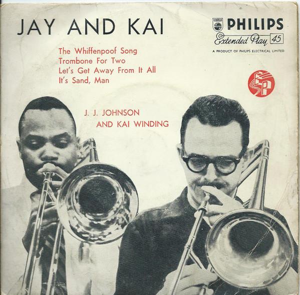 7-дюймовая пластинка JJ. JOHNSON KAI WINDING Джей и Кай BBE12100 Philips 1957 UK Jazz Б/у