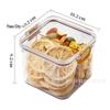 Прозрачная пластиковая банка для хранения продуктов пищевого качества для супов
