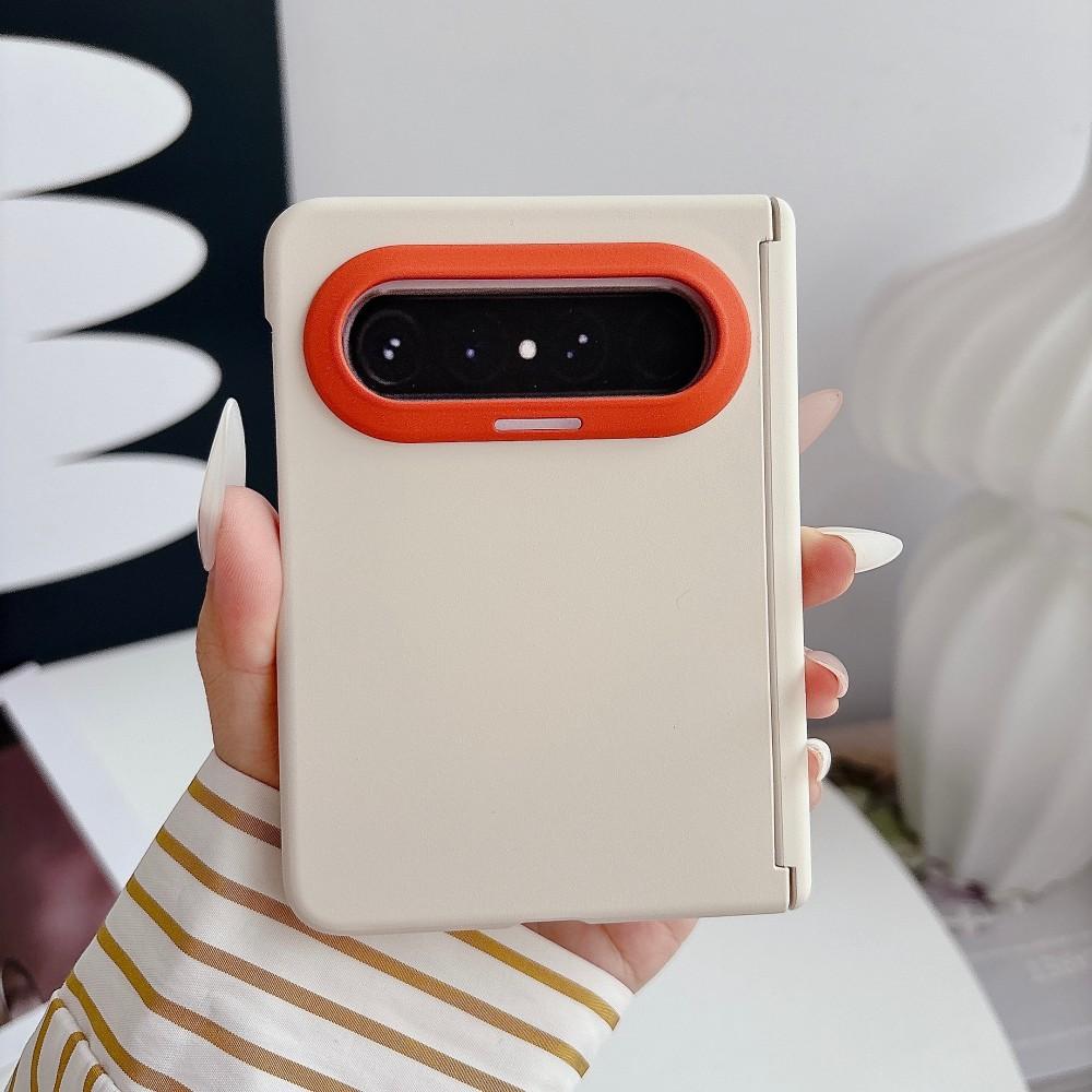 Two-Color For HuaWei Pura X Max Phone Case Axis Hinge Protective Pc Solid Color Hard Shell Shockproof (Only Back Cover)