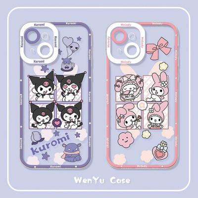 Прозрачный чехол для iPhone 17 Pro Max с мультяшным Куроми, стиль инфлюенсера Мелоди для женщин