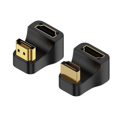 UHD 8K @ 60HZ HDTV 2.1 адаптер 360 градусов угловой U-образный штекер-мама HDMI-совместимый адаптер-конвертер для HDTV PS4 PS5 ноутбука