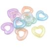 Creative Love Heart Beads Fashion for Necklace Earring Making Creative Vertical Hole Pendants Acrylic Hollow DIY Jewelry Accessories Handmade 10Pcs