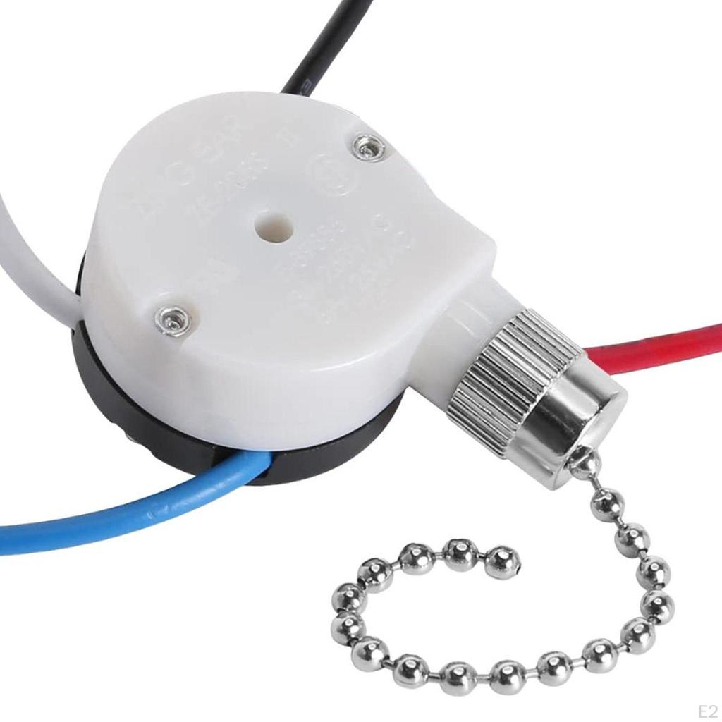 3 Wire Pull Chain Switch for Ceiling Fan And Wall Light Control