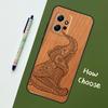 Turtle Elephant Dragon Wood Case For Xiaomi Redmi Note 12 11 10 9 Pro 12S 11S 10S 9S Back Cover For Redmi 12 9C 10C 12C