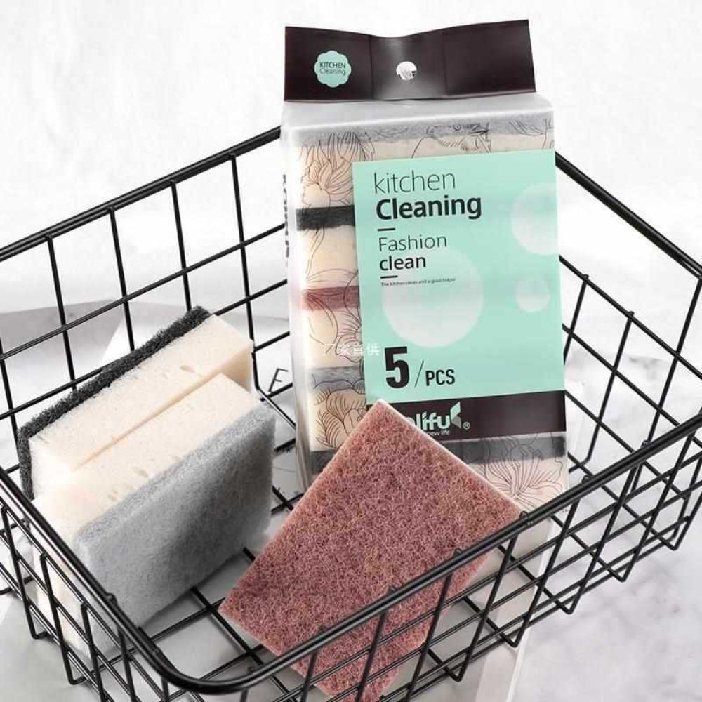 Emery Kitchen Cleaning Cleaning Accessories Dishwashing Sponge Magic Sponge Scouring Pad