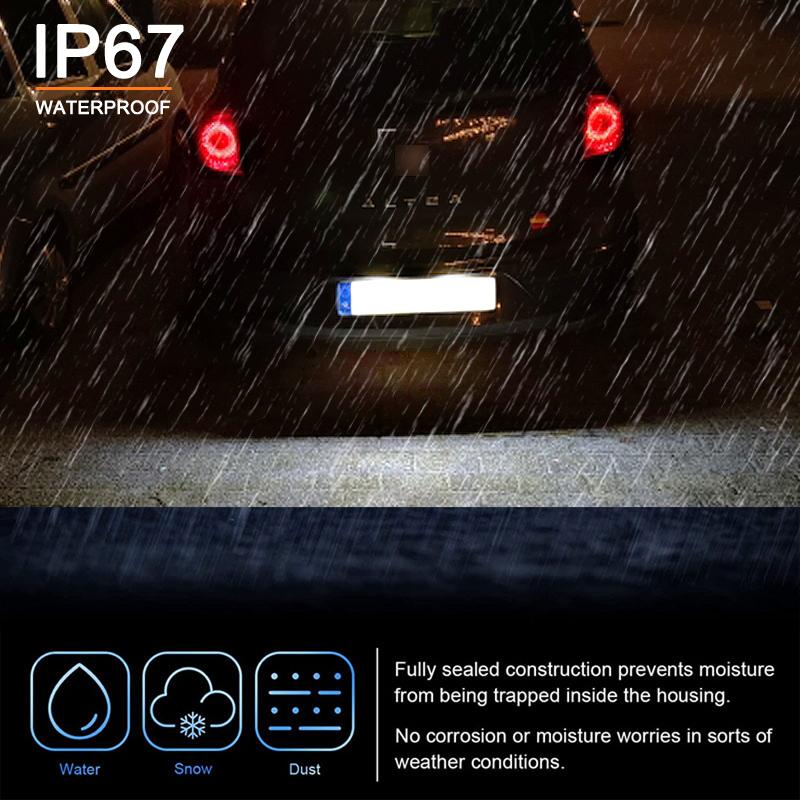 gtxbn6 2Pcs LED License Plate Light For Seat Leon 1M Altea Arosa Cordoba Ibiza 6L Toledo 5P Replace OEM 5P0943021