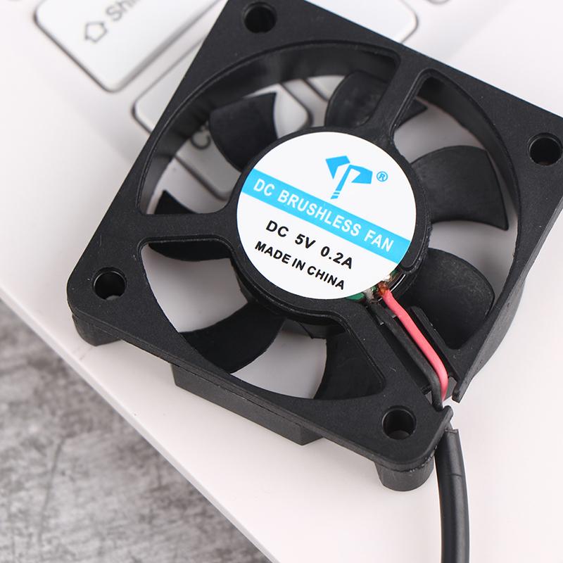1 шт. Бесшумный вентилятор DC5010 5 В, масляный USB-кабель, разъем для увлажнителя, вентилятор для ПК, кулер, радиатор, вытяжной, вентилятор для охлаждения ЦП, запасные части
