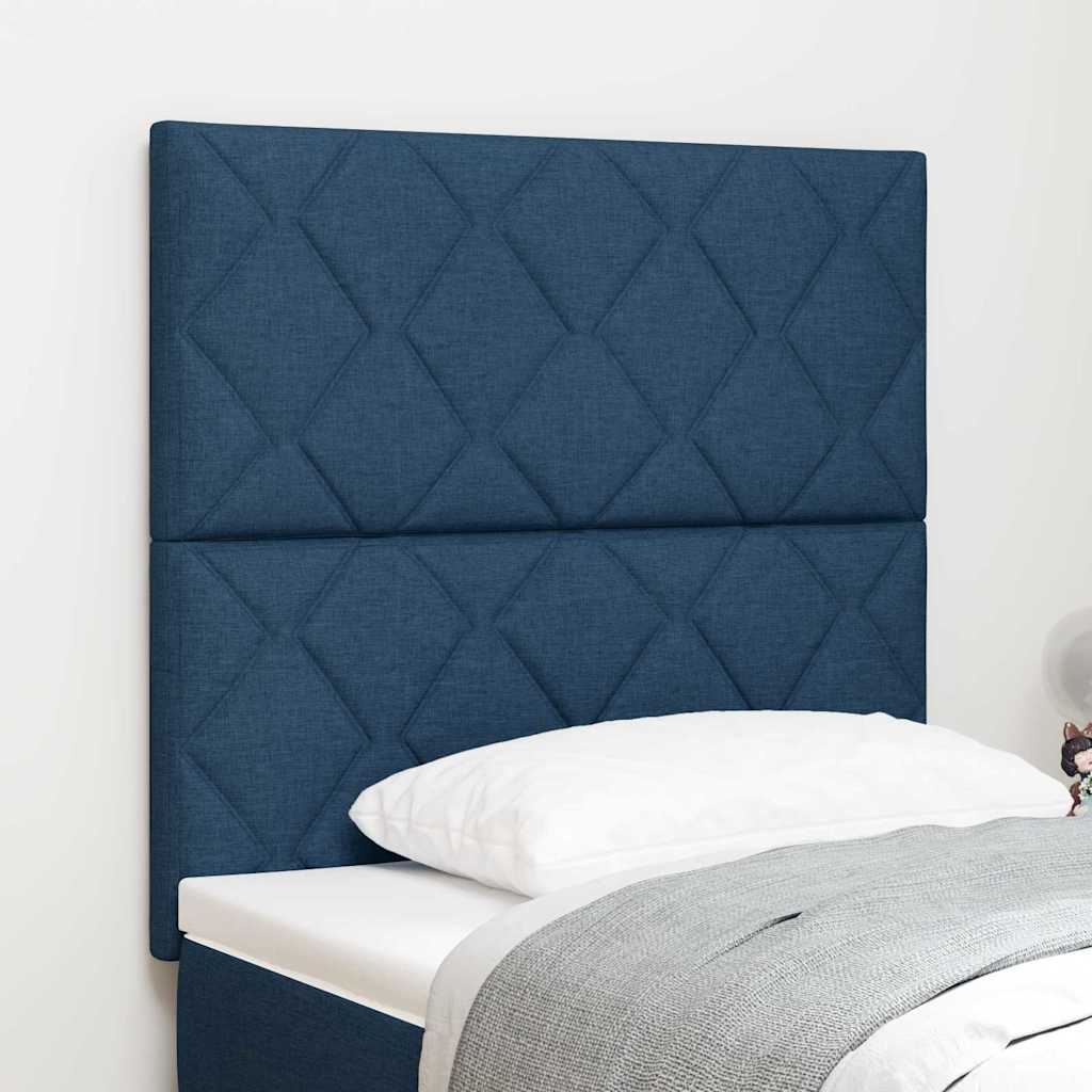 Headboard Blue 100 cm Fabric