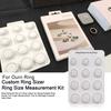 Ring Sizing Kit Set of 4 Ring Caliper for Sizing Suitable Ring Sizing