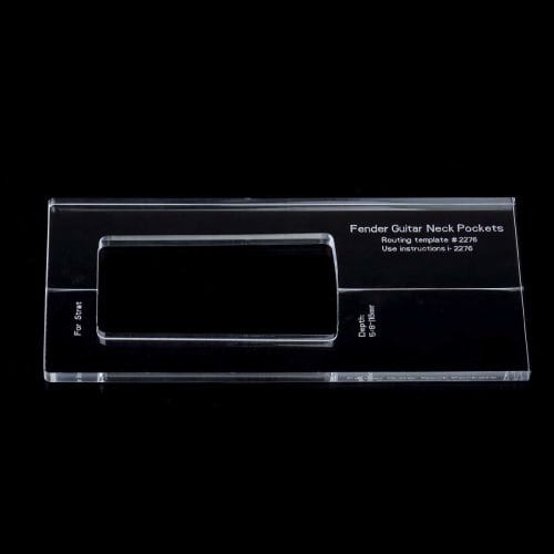 Musiclily Pro Acrylic Guitar Neck Template for ST Strat, Jaguar, Jazzmaster, and Mustang Electric Guitars