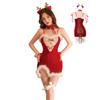 Косплей Набор Рождественский Лось Униформа 6709 Косплей Рождественская Коллекция Экстремально Сексуальное Милое Белье Костюм Хэллоуин Рождество Маскарадный Костюм Подарок