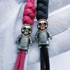 EDC Skeleton General Beads Adjustable Woven Lanyard Pendants Vintage DIY Paracord Bead  Travel