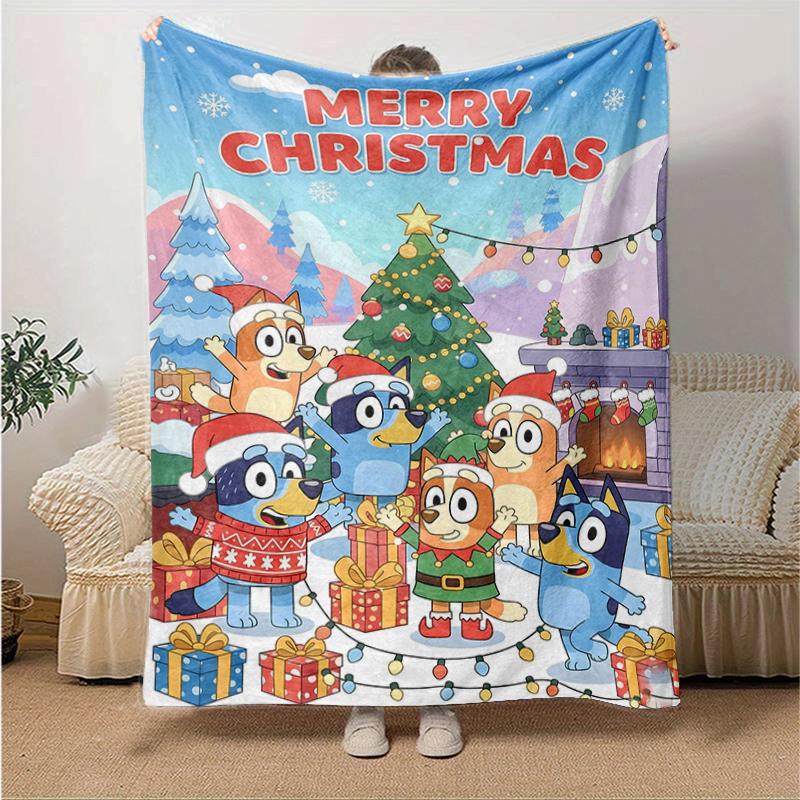 1Pc Christmas Celebration Friends Blanket Soft And Comfortable Casual Warm Camping Travel Christmas Halloween Gift M92120