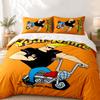 Johnny Bravo Custom Name 3pc set Perfect for bedroom use Comfortable bedding set includes a duvet cover and two pillowcases Ideal birthday or Christ