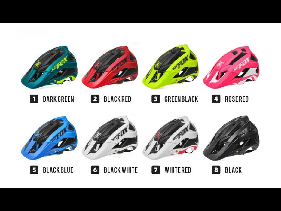 BATFOX Universal Cycling Helmet for Road and Mountain Biking - One-Piece Safety Design