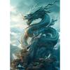 Fantasy Oriental Dragon In The Clouds Prints Poster Canvas Painting Modern Wall Art Pictures For Living Room Bedroom Home Decor