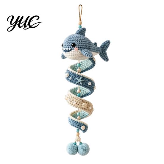 Crochet Kit for Beginners Ocean Animal Spiral Kit, Friends Ornament DIY Marine Handmade Christmas Tree Ornaments Life Themed Craft Teens Adults,
