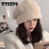 Solid Color Chenille Knitted Beanies Winter Warm Snow Soft Comfortable Skullies Beanies Cap Men Women Outdoor Leisure Hat