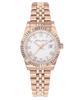 Mathy III Roman Rose Gold Tone нержавеющая сталь белый циферблат кварцевые женские часы D810PRA