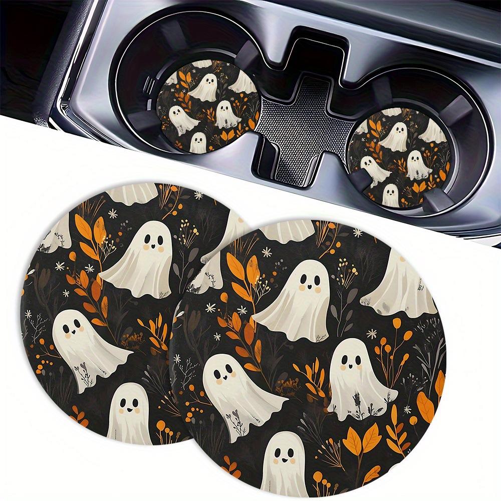 2PCS Ghost Car Personalized Water Cup Cushion Stand Anti Slip Cushion Bottle Stand Cup Stand Car Interior Anti Slip Cup Stand