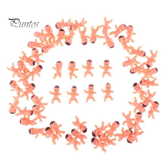 Пластиковый набор для игр в детскую вечеринку, 1-дюймовые фигурки мини-детей для украшения торта King, игра в кубики льда, небольшие украшения для игр в детскую вечеринку