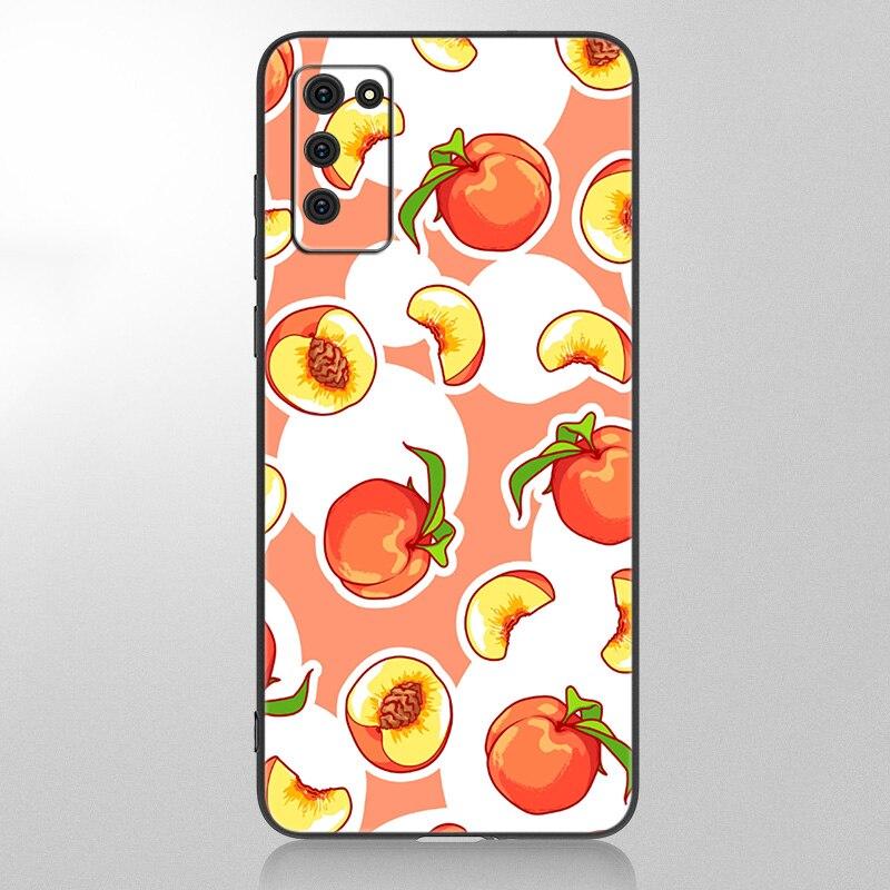 Summer Green Leaves Fruit Lemon Case For Samsung Galaxy A12 A02S A22 A32 A52 A72 A71 A51 A41 A31 A21 A11 A50 A70 A10S A20S Cover