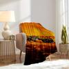 For RacingCar,AMG,Speed-Themed Flannel Blanket, Glam Style, Digital Print, All-Season Comfort, Tear-Resistant, Knitted Craftsmanship, Polyes