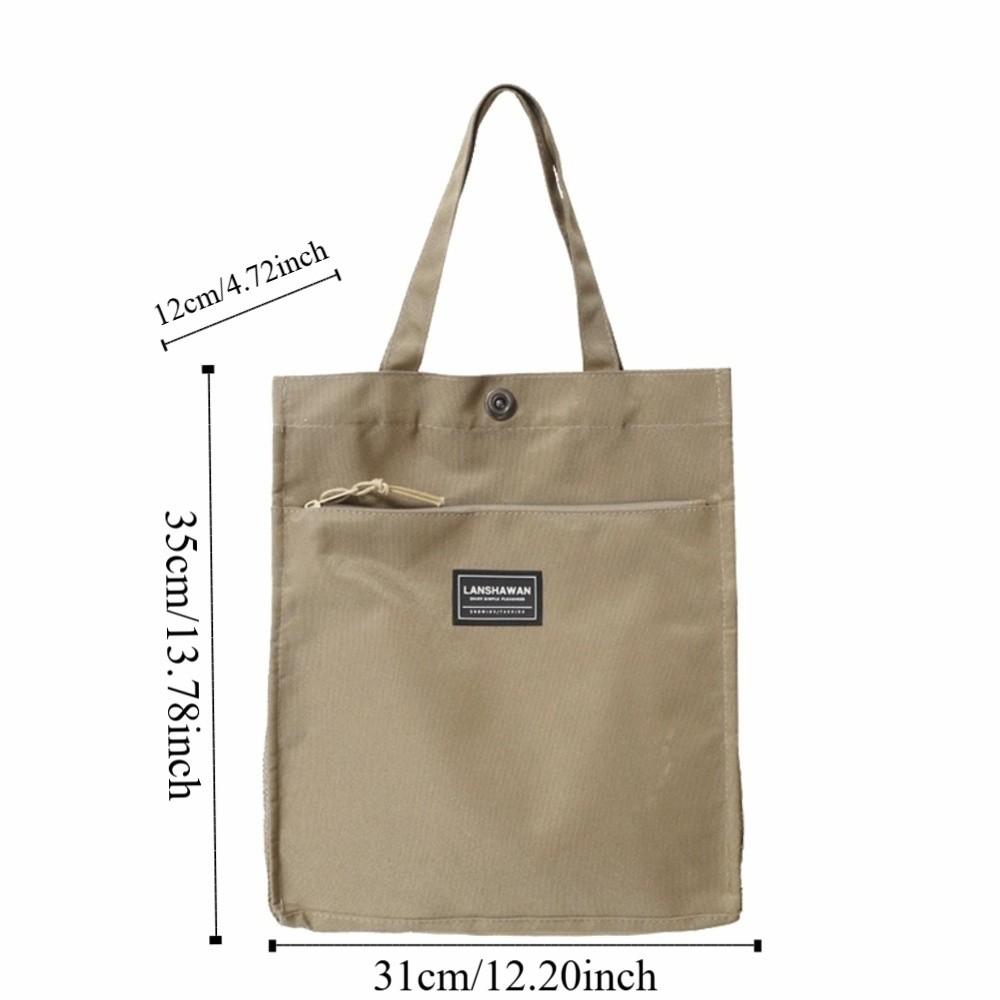 Large Capacity Male Commuting Tote Bag Casual Portable File Bag Stylish Lightweight Handbag  Travel