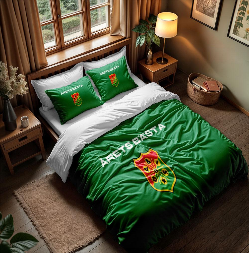 Djurgården Duvet Cover Set Without Sheet King Queen Double Full Twin Single Size Bed Linen Set