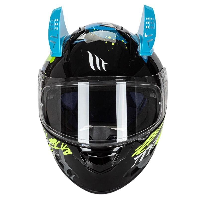 1 пара новых украшений для мотоциклетного шлема, стильные рога, принадлежности для украшения шлема