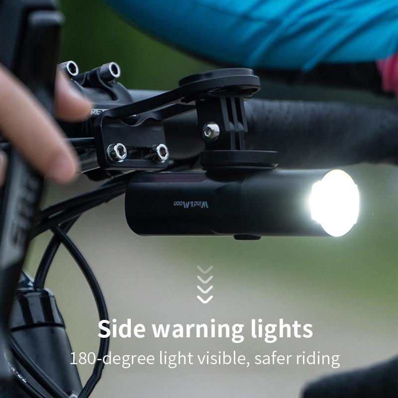 LED Headlights Functional Bike Front Light Night Riding MTB USB Rechargeable 400LM IP66 Aluminum Alloy 6 Modes