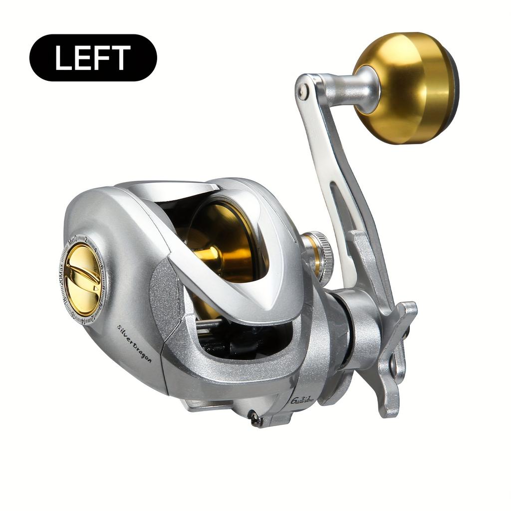 Металлическая безынерционная катушка Левая и правая рука Высокое передаточное число Идеально подходит для праздничной рыбалки в пресной и соленой воде Отличный подарок Также рыболовные снасти