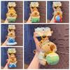 Cute Plush Capybara Keychain Island Style Car Keyring Fashion Capybara Dolls Pendant  Key Decor