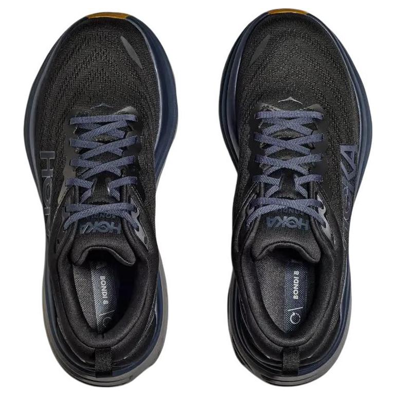 HOKA Bondi 8 Черный Железная руда Мужские кроссовки 1123202-BCKRN