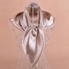 Silk Foulard Satin Bandana Square Neckerchief Hijab Baggy Slouchy Beanie Head Scarf  Women Ladies