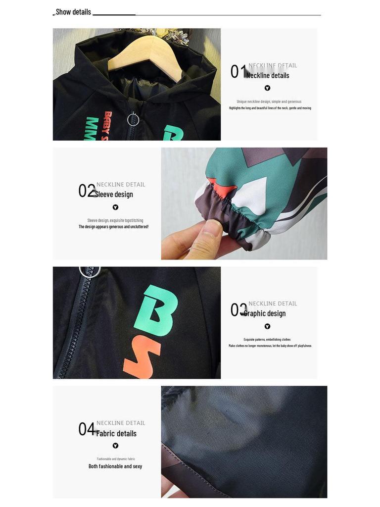 Autumn 2025 Camouflage Windbreaker for Boys - Trendy Children's Casual Jacket for Small and Medium Sizes