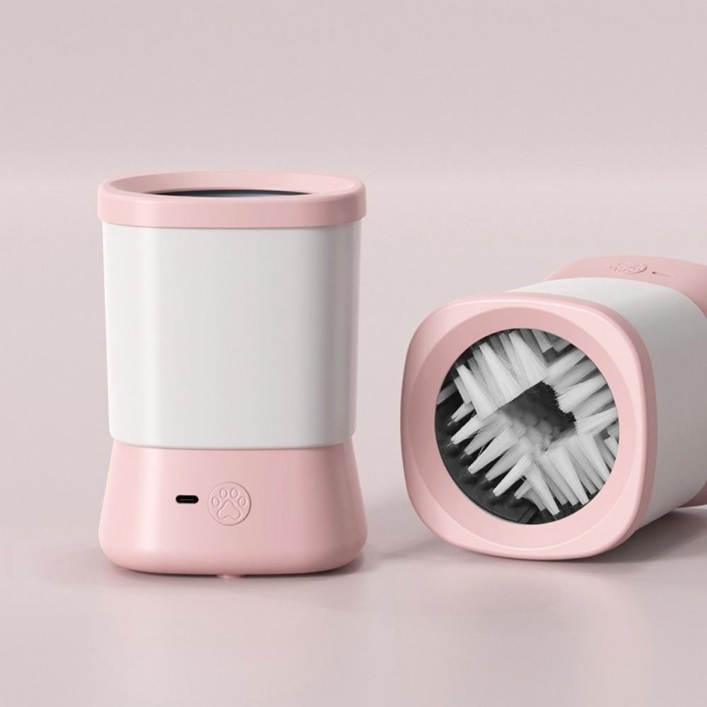 Removable Design Automatic Pet Foot Washer Intelligent Cleaning Electric Powered Pet Paw Cleaner Usb Charging Quick Low Noise