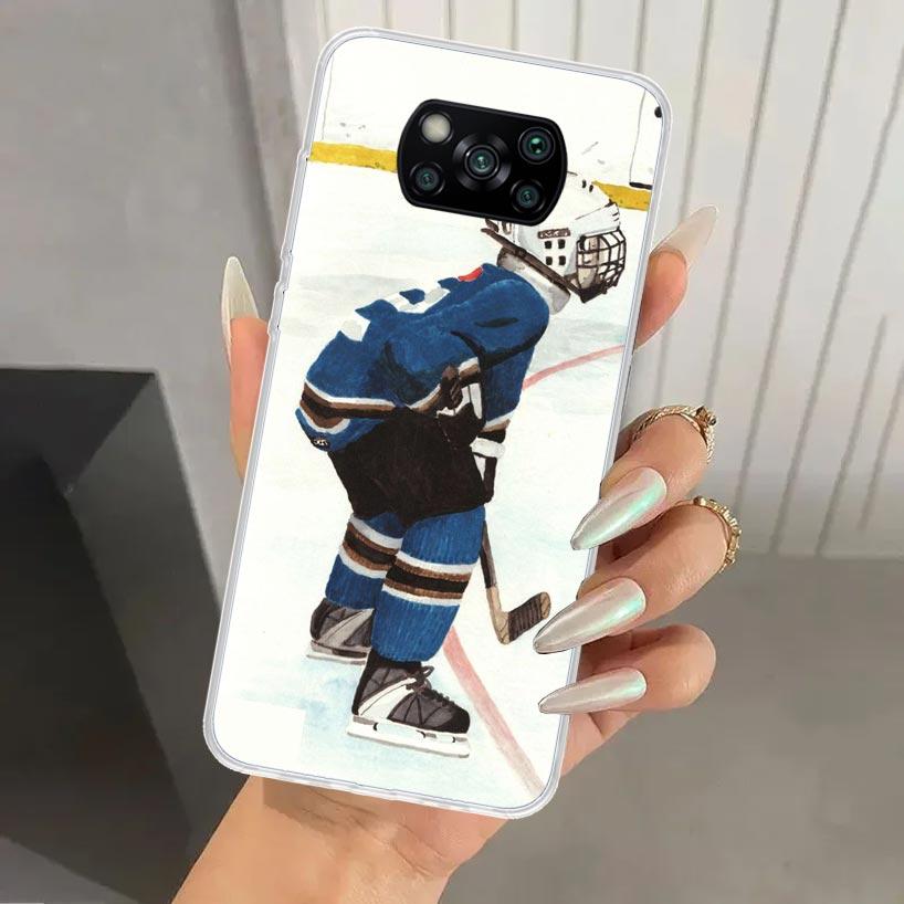 Чехол для телефона Sport Ice Hockey Rink для Xiaomi Poco X7 X6 X5 X4 X3 Nfc F7 Ultra F6 F5 Pro F4 GT F3 M6 M5S M4 M3 Мягкий чехол с принтом X7