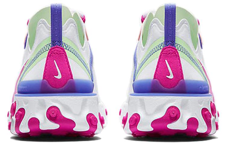 Nike Женские кроссовки Nike React Element 55 White Fire Pink BQ2728-104