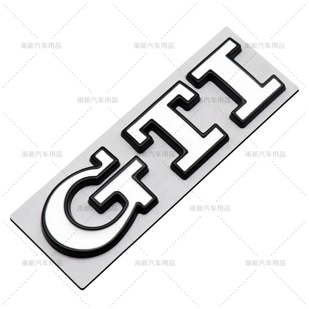 CCU1 For VOLKSWAGEN VW GTI 3D Metal Trunk Badge Sticker Emblem for VW Golf GTI MK2 MK3 MK4 MK5 MK6 MK7 MK8 Polo Badge Accessories