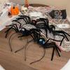 Plush Spider Halloween Headband Headwear Halloween Party Decorations  Men