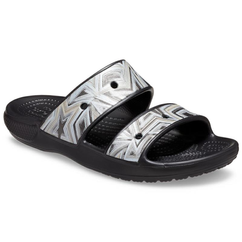 Crocs Слайды Тапочки Унисекс Диско Черный/Разноцветный