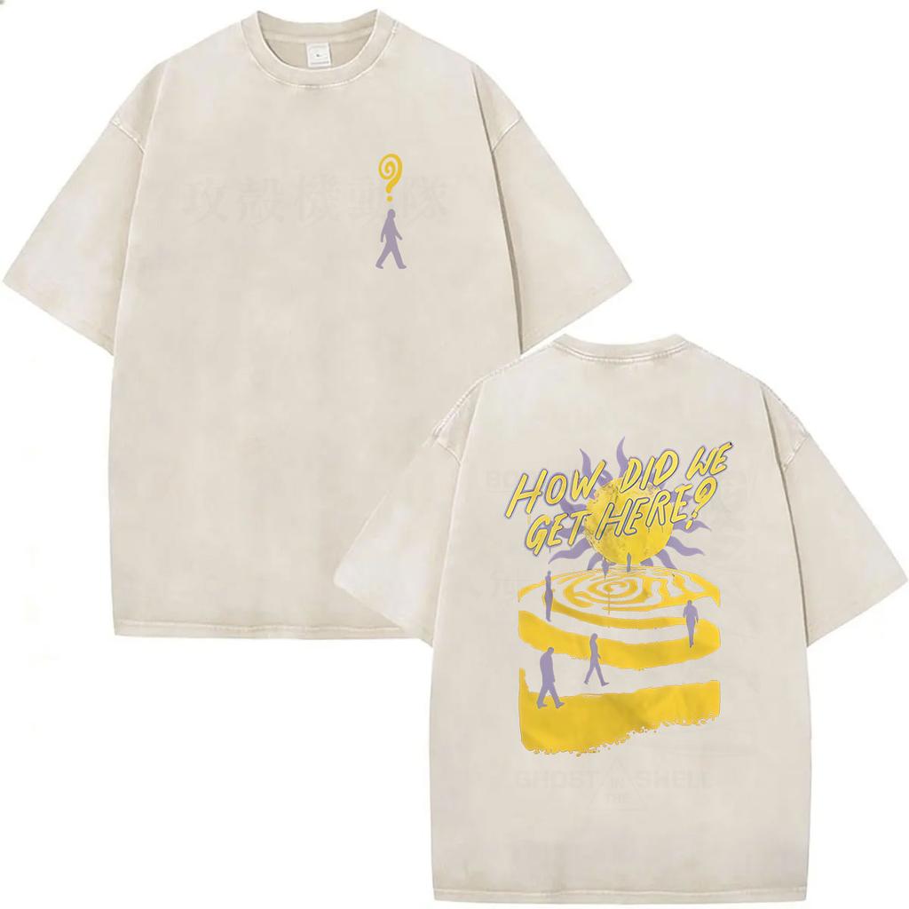 Vintage Washed Louis Tomlinson How Did We Get Here Tour 2026 New T Shirt Men Women Harajuku Fashion Oversized Tshirt Streetwear