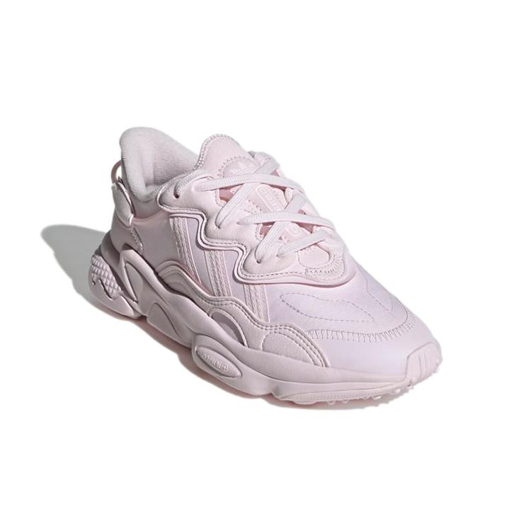 adidas Оригинальные Ozweego K Устойчивые к истиранию Устойчивые к истиранию Низкие Детские Повседневные Кроссовки Розовые Детские GW8060