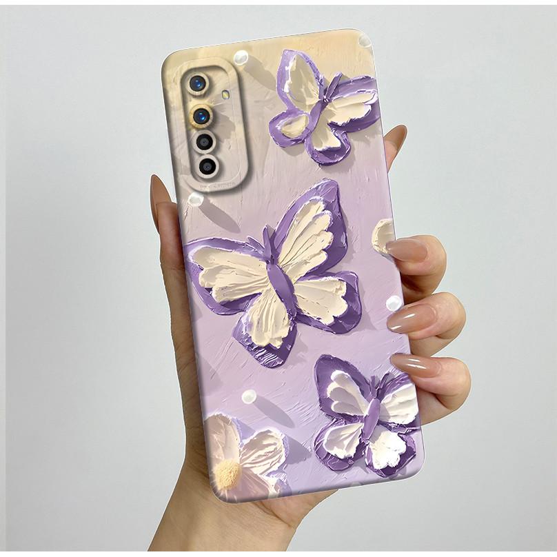 Для Realme X2 XT Чехол RMX1921 RMX1991 RMX1993 Красивые Цветы Силиконовый Мягкий ТПУ Ударопрочный Чехол для Телефона Для OPPO K5 Coque Fundas