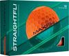 Мячи для гольфа Maxfli Straightfli 2025 - Straightfli, менее подвержены изгибам, соответствуют правилам (Матовый оранжевый) [Параллельный импорт]